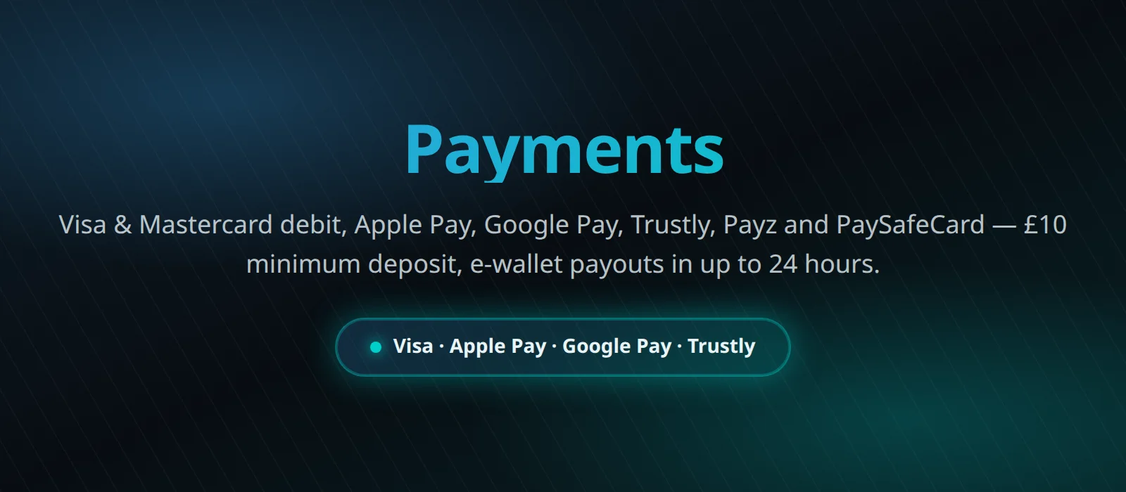 Netbet Casino payment methods